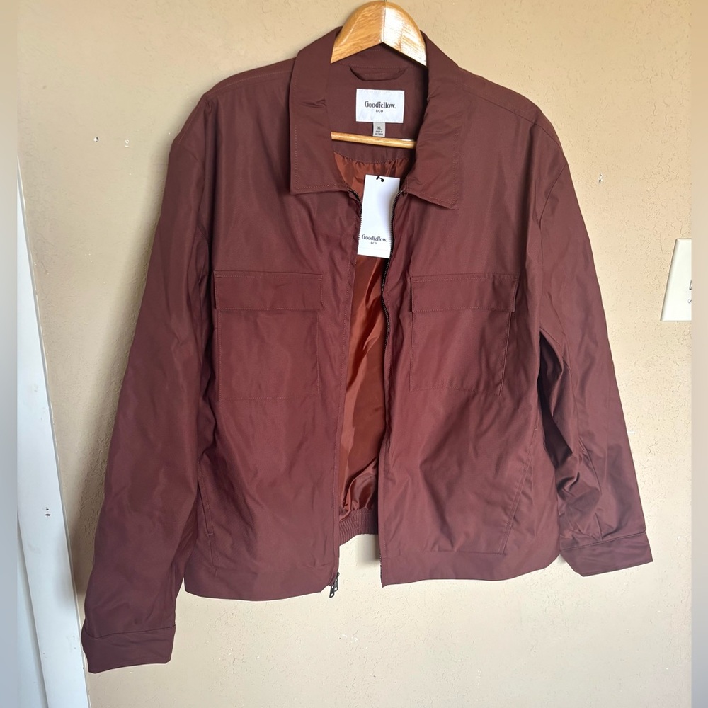 Goodfellow & Co men’s Utility Jacket in Rich Brown
